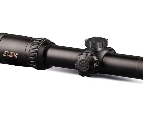 Konus KONUSPRO M-30 Riflescope – 1x-6x24mm Illuminated Circle-Dot Reticle Black Matte