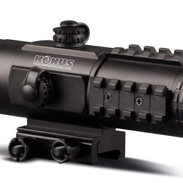 Konus SIGHT-PRO PTS2 Red Dot – 3x30mm Red/Blue Illuminated Reticle