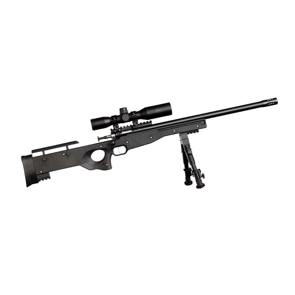 Crickett .22 LR Single Shot Bolt-Action 8" Stainless Youth Package Black