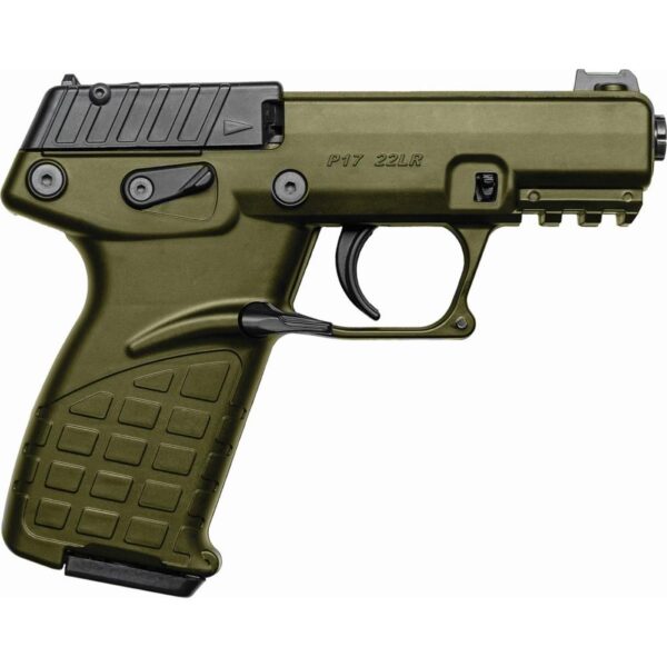 Kel-Tec P17 .22 LR Semi-Auto Pistol 3.93″ Green 16-rd Semi-Auto Firearm