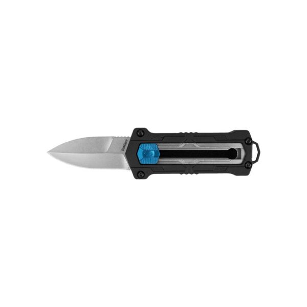 Kershaw Kapsule Manual OTF Folding Knife 1-9/10″ Spear Point Blade Black
