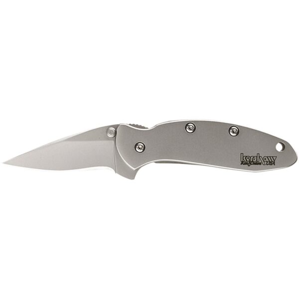 Kershaw Ken Onion Chive Folding Knife 1-9/10″ Drop Point Blade Silver