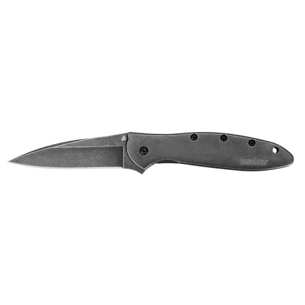 Kershaw Leek Folding Knife 3″ Drop Point Blade Black