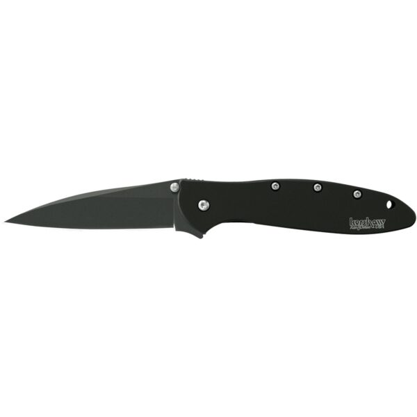 Kershaw Ken Onion Leek Folding Knife 3″ Drop Point Blade Black