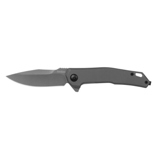 Kershaw Helitack Folding Knife 3-1/4″ Drop Point Blade Grey