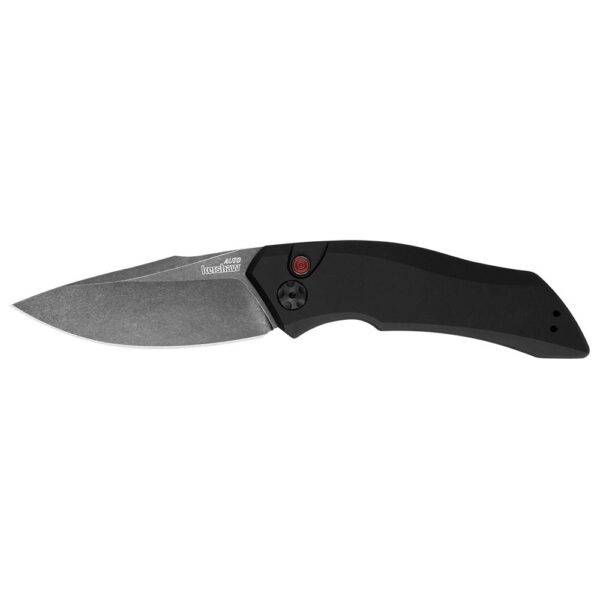 Kershaw Launch 1 Automatic Folding Knife 3-2/5″ Drop Point Blackwash