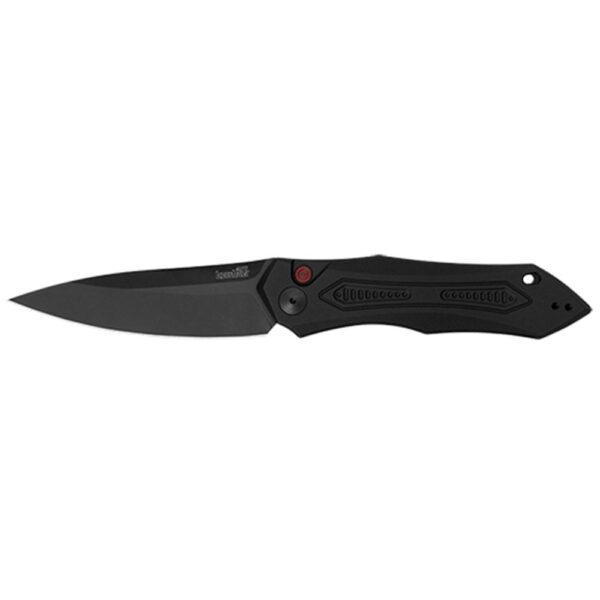 Kershaw Launch 6 Automatic Knife 3-3/4″ Drop Point Blade Black