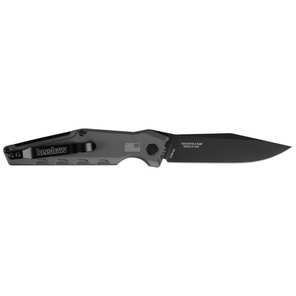 Kershaw Launch 7 Automatic Knife 3-7/10″ Drop Point Blade Grey