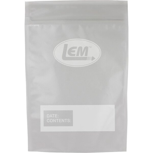 LEM Products MaxVac Zipper Top Vacuum Bags Gallon Size 11″x16″ – 20/ct