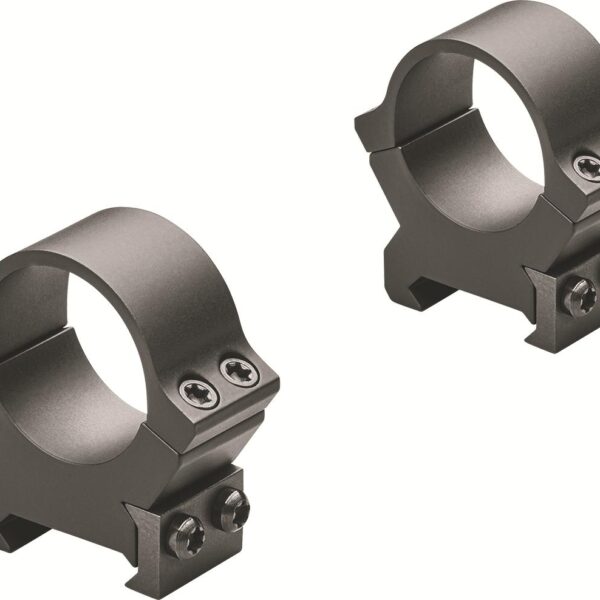 Leupold 2-Piece Precision-Fit PRW2 Weaver-Style Permanent Rings 30mm High – Matte Black