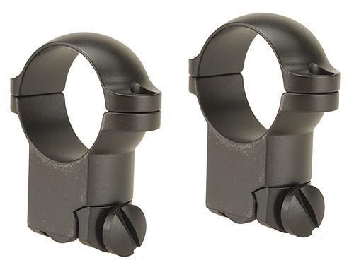 Leupold 2-Piece Solid Steel Ringmounts – Ruger M77 1″ Super High Matte Black