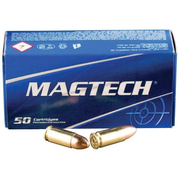MagTech Handgun Ammunition 9mm Luger 115 gr FMJ 1135 fps 50/ct