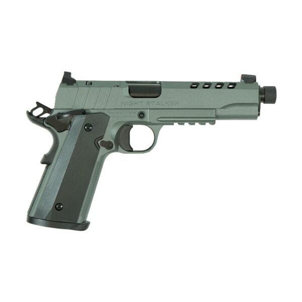 Tisas 1911 Night Stalker SF Handgun 9mm Luger 9rd Magazine(2) 5″ Threaded