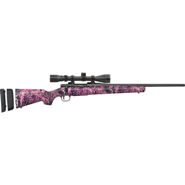 Mossberg Patriot Super Bantam 7mm-08 Rem Youth Bolt-Action 20″ Pink