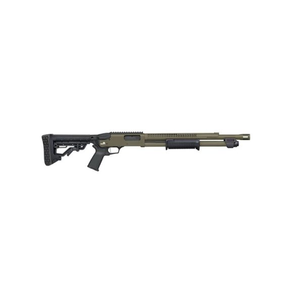 Mossberg 590 Stand-Off OD Green 12 Gauge 18.5BreacherBarrel” Tactical Pump Sh…
