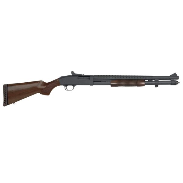 Mossberg 590A1 Retrograde 12 Gauge Pump-Action Walnut Stock Corn Cob Forend