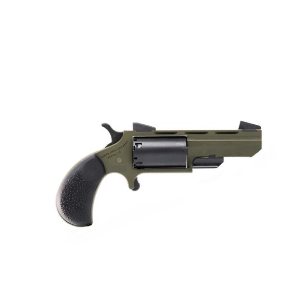 North American Arms Green Huntsman .22 LR/.22 WMR Conversion Mini Revolver 2″ 5+1