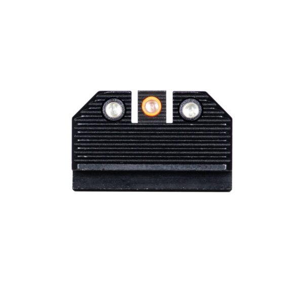 Night Fision Optics Ready Stealth Night Sight Set Orange Front Black Rear for Glock 43x MOS