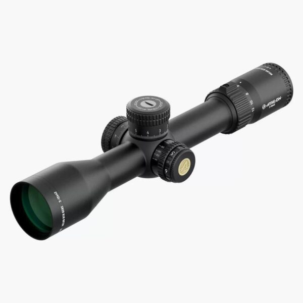 Athlon Helos BTR GEN2 Rifle Scope 2-12×42 30mm FFP AHMR2 IR MIL Illum. Black