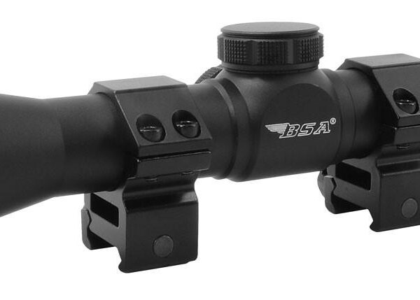 BSA Optix Rifle Scope 3-9x Mag. 40mm Obj BDC-8 Reticle – Clam Pack