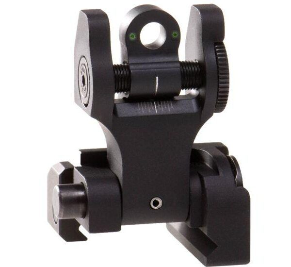 Troy Industries Rear Tritium Battle Sight – Black
