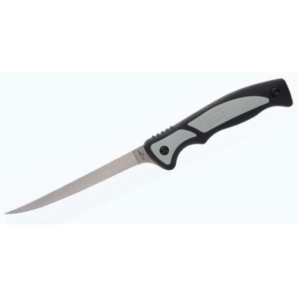 Old Timer Trail Boss Fillet Knife 5 1/5″ Blade Black and Grey