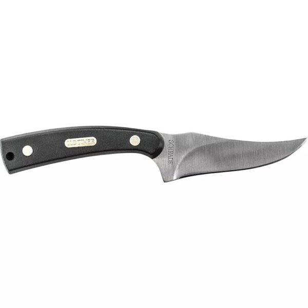 Old Timer Sharpfinger Knife Full Tang 3 3/10″ Fixed Blade Black