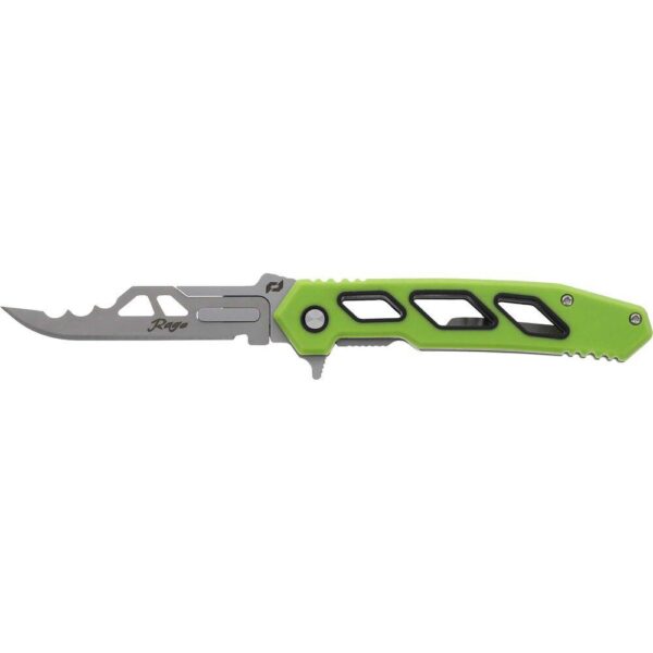 Schrade Isolate Enrage 7 Folding Knife 2-3/5″ Replaceable Blade Green