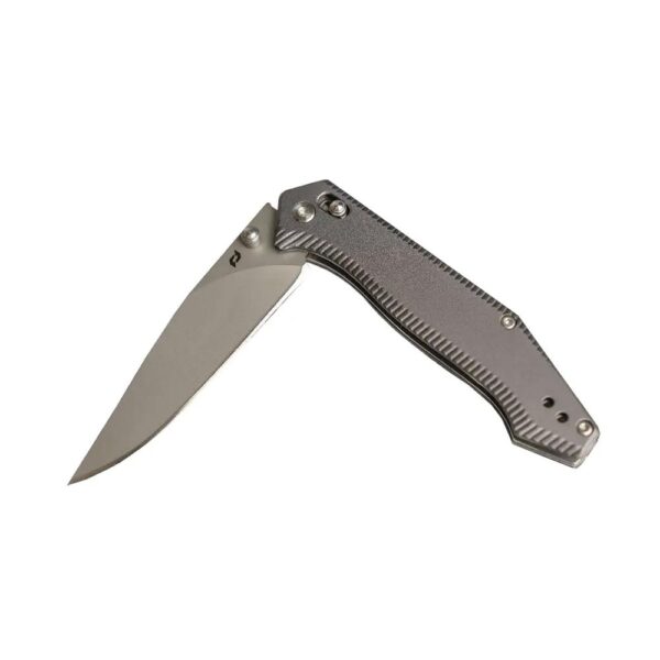 Schrade Turnkey Pivot Folding Knife 3-2/5″ Drop Point Blade Grey