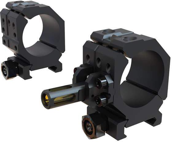 Wheeler Engineering 2-Piece Picatinny Rail Scope Rings 1″ Medium