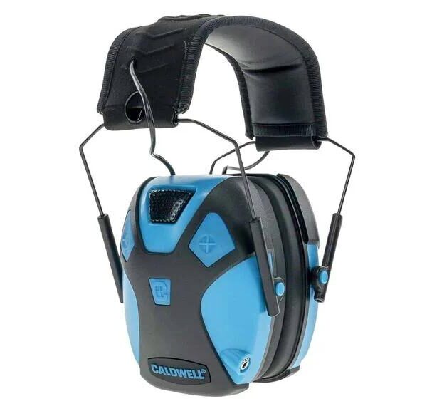 Caldwell Small E-Max Pro Earmuffs – Neon Blue 23nB NRR