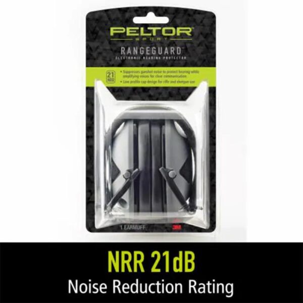 Peltor Sport RangeGuard Electronic Ear Muffs 21dB Grey