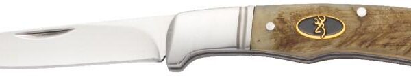 Browning Joint Venture Pocket Knife Jigged Sheep Horn – 3″ Blade