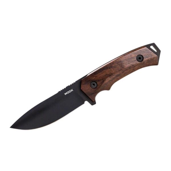 WOOX Rock 62 Fixed Blade Knife 4/1/4″ Drop Point Blade Walnut