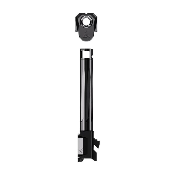 Radian Afterburner and Ramjet Micro Compensator and Ported Handgun Barrel for Glock G43x Black