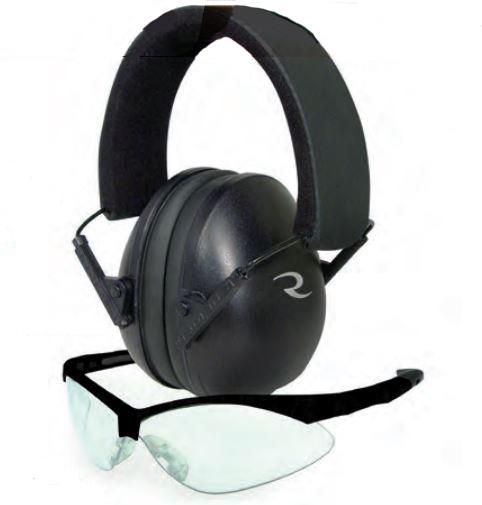 Radians Combo Set -Lowset Black EM with Outback Black Clear Glass NRR 21