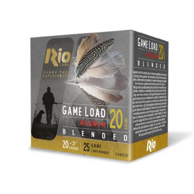 Rio Game Blended HV Lead Load Shotshells 20ga 3″ 1-1/4oz 1300 fps #7.5&9 25/ct