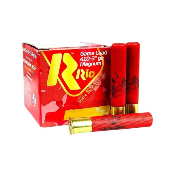 Rio Heavy Field Shotshells .410 ga 3″ MAX 1 1/16 oz #7.5 1150 fps 25/rd