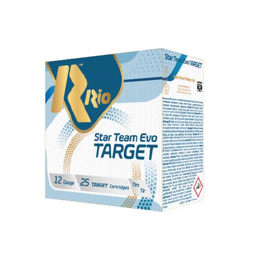 Rio Star Team Target 32 Low Recoil Shotshells 12ga 2-3/4″ 1-1/8oz 1150 fps #7.5 25/ct