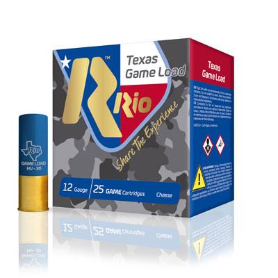 Rio Texas Game Load 36 HV Shotshells 12 ga 2-3/4″ 1-1/4oz 1340 fps #8 25/ct