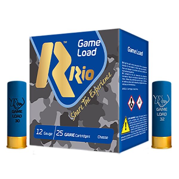 Rio Top Game Magnum Lead Load Shotshells 12ga 3″ 1-3/4oz 1250 fps #5 25/ct