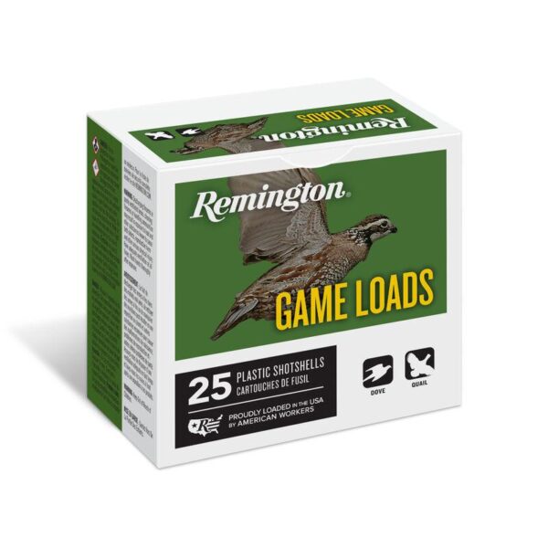 Remington Lead Game Load Shotshells 12 ga 2-3/4″ 1 oz 1290 fps #7.5 25/ct