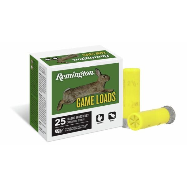 Remington Lead Game Load Shotshells 20 ga 2-3/4″ 7/8 oz 1225 fps #6 25/ct