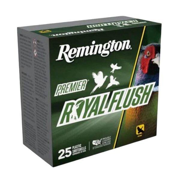 Remington Premier Royal Flush Shotshells 20ga 3″ 1oz 1450 fps #5 25/ct