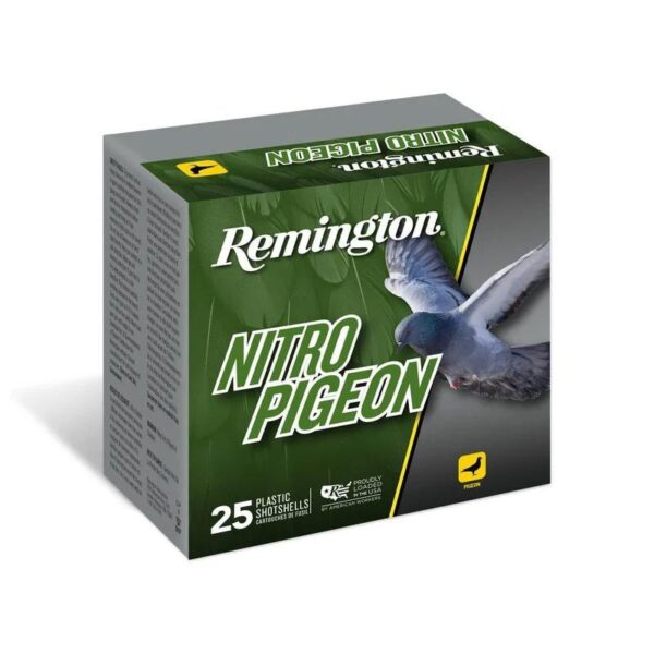 Remington Nitro Pigeon’s Premier Shotshells 12ga 2-3/4″ 1-1/4oz 1300 fps #7.5 25/ct