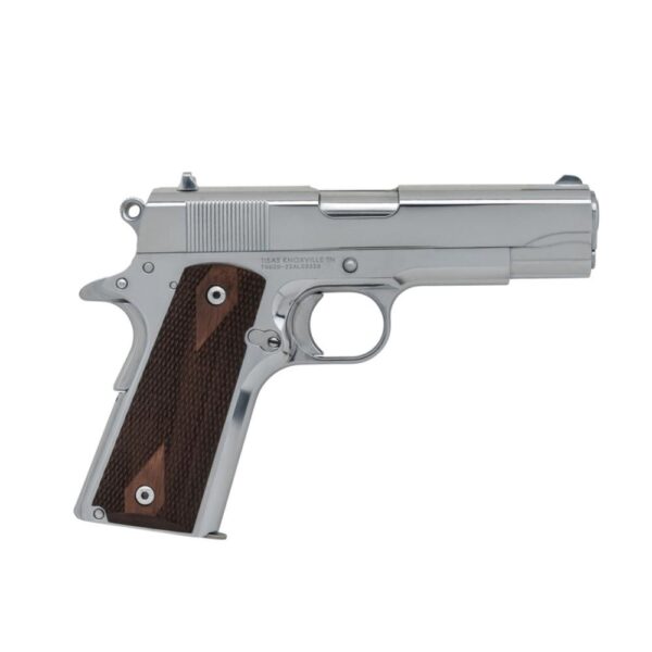 Tisas 1911 A1 Desperado 9mm SA Pistol 4.25″ 9-Round Silver/Brown