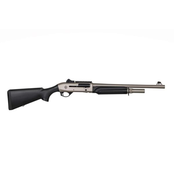 SDS Imports Mac 2 Tactical Marine Shotgun 12 ga 3″ Chamber 5rd Magazine 18.5″ Black and Nickel