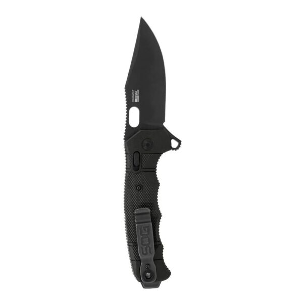 SOG Knives Seal XR Ti Folding Knife 3-9/10″ Clip Point Blade Black