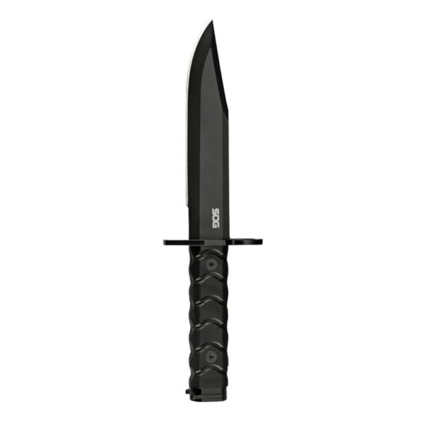 SOG Knives BAR15C Clip Point Bayonet Fixed Knife 7-1/10″ Clip Point Blade Black Box