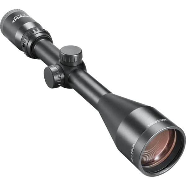 Tasco World Class Rifle Scope 3-9x50mm 1″ SFP 30/30 Black with Rings Hang Box